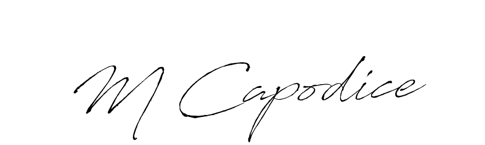 This is the best signature style for the M Capodice name. Also you like these signature font (Antro_Vectra). Mix name signature. M Capodice signature style 6 images and pictures png