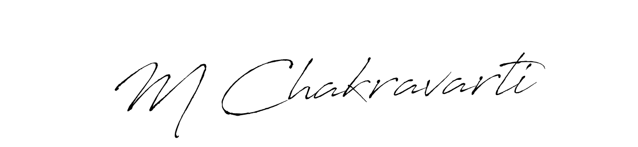 Antro_Vectra is a professional signature style that is perfect for those who want to add a touch of class to their signature. It is also a great choice for those who want to make their signature more unique. Get M Chakravarti name to fancy signature for free. M Chakravarti signature style 6 images and pictures png