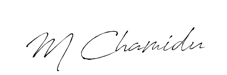 How to Draw M Chamidu signature style? Antro_Vectra is a latest design signature styles for name M Chamidu. M Chamidu signature style 6 images and pictures png