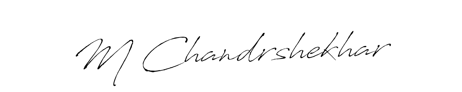 Also You can easily find your signature by using the search form. We will create M Chandrshekhar name handwritten signature images for you free of cost using Antro_Vectra sign style. M Chandrshekhar signature style 6 images and pictures png