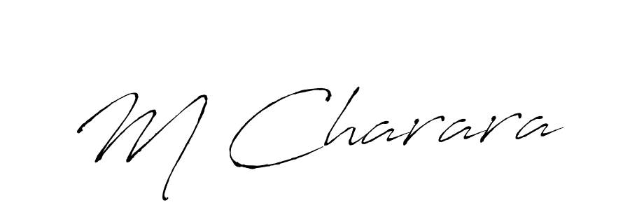 Use a signature maker to create a handwritten signature online. With this signature software, you can design (Antro_Vectra) your own signature for name M Charara. M Charara signature style 6 images and pictures png