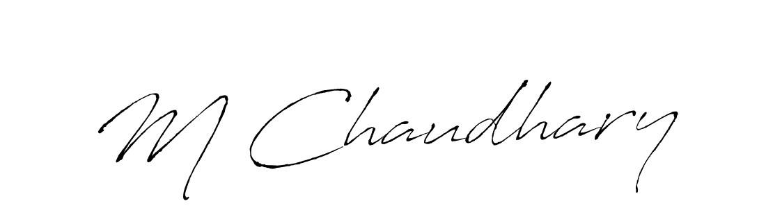 This is the best signature style for the M Chaudhary name. Also you like these signature font (Antro_Vectra). Mix name signature. M Chaudhary signature style 6 images and pictures png