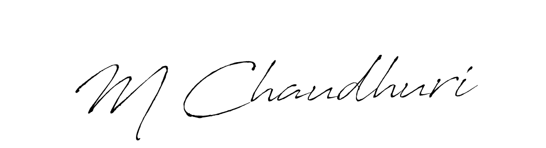 You should practise on your own different ways (Antro_Vectra) to write your name (M Chaudhuri) in signature. don't let someone else do it for you. M Chaudhuri signature style 6 images and pictures png
