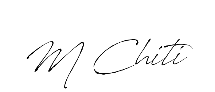 It looks lik you need a new signature style for name M Chiti. Design unique handwritten (Antro_Vectra) signature with our free signature maker in just a few clicks. M Chiti signature style 6 images and pictures png