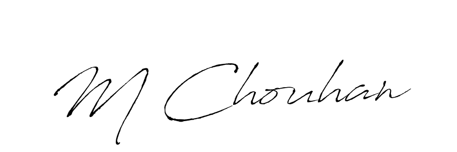 You should practise on your own different ways (Antro_Vectra) to write your name (M Chouhan) in signature. don't let someone else do it for you. M Chouhan signature style 6 images and pictures png