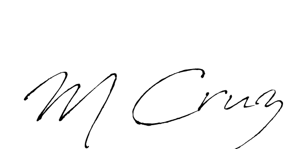 The best way (Antro_Vectra) to make a short signature is to pick only two or three words in your name. The name M Cruz include a total of six letters. For converting this name. M Cruz signature style 6 images and pictures png