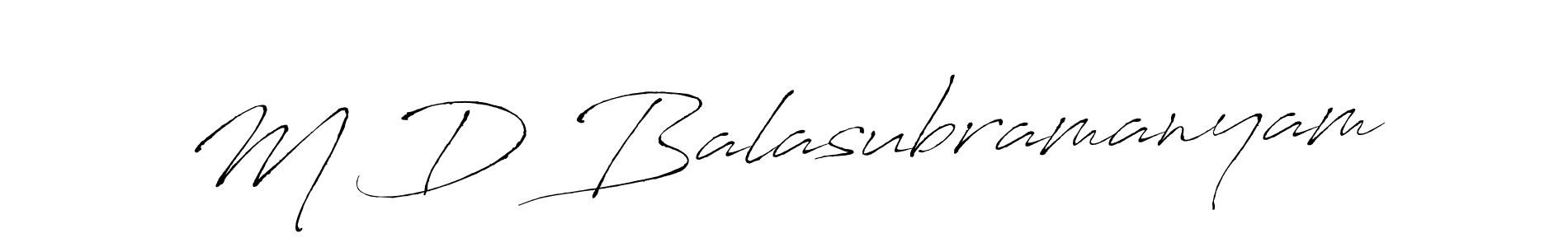Make a beautiful signature design for name M D Balasubramanyam. Use this online signature maker to create a handwritten signature for free. M D Balasubramanyam signature style 6 images and pictures png
