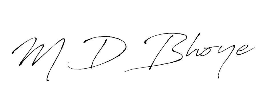 It looks lik you need a new signature style for name M D Bhoye. Design unique handwritten (Antro_Vectra) signature with our free signature maker in just a few clicks. M D Bhoye signature style 6 images and pictures png