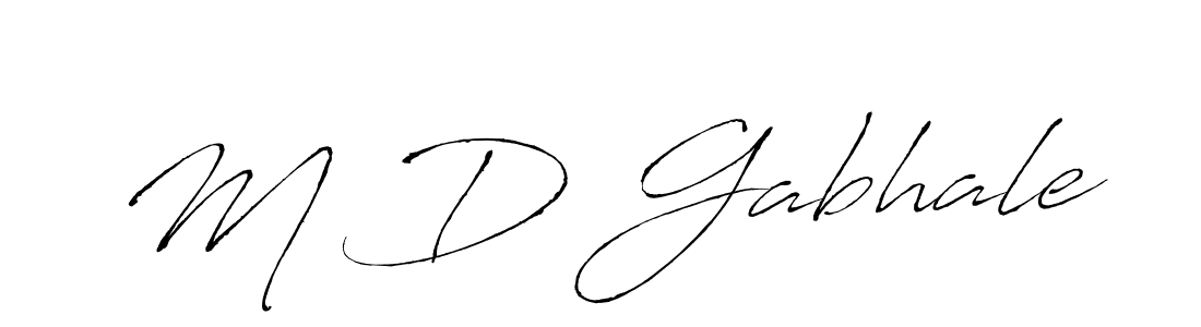 Here are the top 10 professional signature styles for the name M D Gabhale. These are the best autograph styles you can use for your name. M D Gabhale signature style 6 images and pictures png