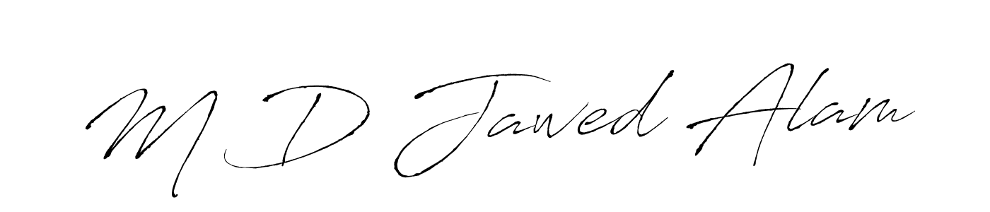 Antro_Vectra is a professional signature style that is perfect for those who want to add a touch of class to their signature. It is also a great choice for those who want to make their signature more unique. Get M D Jawed Alam name to fancy signature for free. M D Jawed Alam signature style 6 images and pictures png