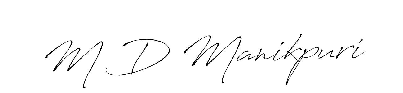 How to Draw M D Manikpuri signature style? Antro_Vectra is a latest design signature styles for name M D Manikpuri. M D Manikpuri signature style 6 images and pictures png