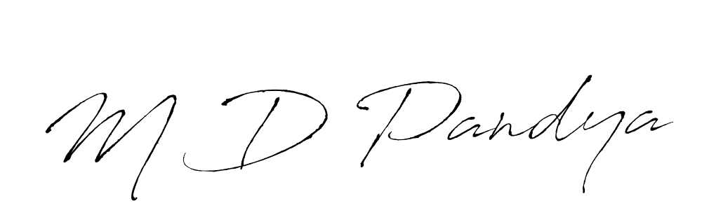 Also You can easily find your signature by using the search form. We will create M D Pandya name handwritten signature images for you free of cost using Antro_Vectra sign style. M D Pandya signature style 6 images and pictures png