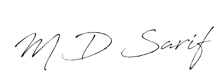 Make a beautiful signature design for name M D Sarif. Use this online signature maker to create a handwritten signature for free. M D Sarif signature style 6 images and pictures png