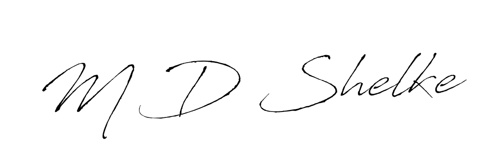 Best and Professional Signature Style for M D Shelke. Antro_Vectra Best Signature Style Collection. M D Shelke signature style 6 images and pictures png