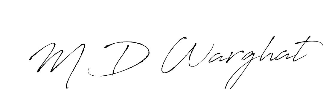 How to Draw M D Warghat signature style? Antro_Vectra is a latest design signature styles for name M D Warghat. M D Warghat signature style 6 images and pictures png
