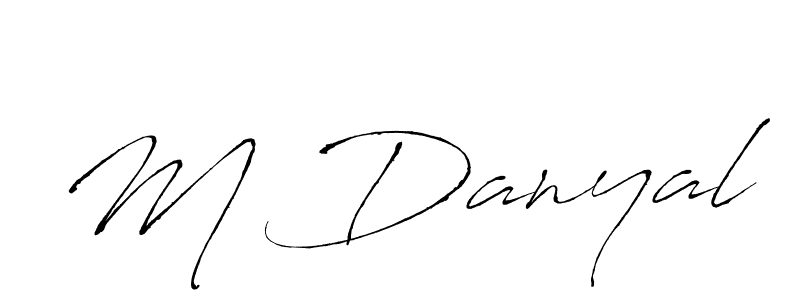 This is the best signature style for the M Danyal name. Also you like these signature font (Antro_Vectra). Mix name signature. M Danyal signature style 6 images and pictures png