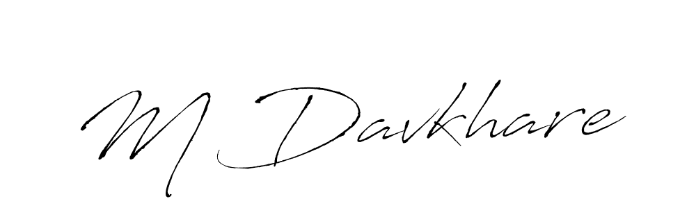 You can use this online signature creator to create a handwritten signature for the name M Davkhare. This is the best online autograph maker. M Davkhare signature style 6 images and pictures png