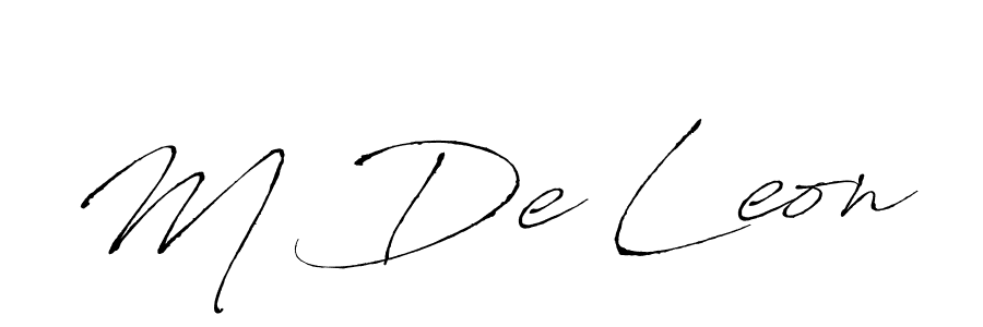 You can use this online signature creator to create a handwritten signature for the name M De Leon. This is the best online autograph maker. M De Leon signature style 6 images and pictures png