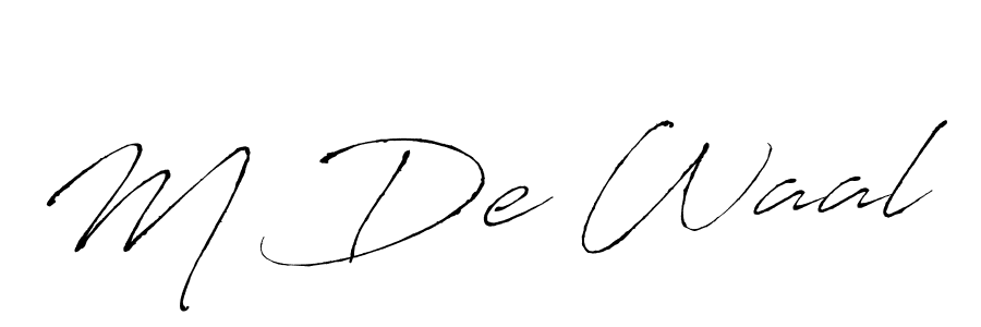 Use a signature maker to create a handwritten signature online. With this signature software, you can design (Antro_Vectra) your own signature for name M De Waal. M De Waal signature style 6 images and pictures png