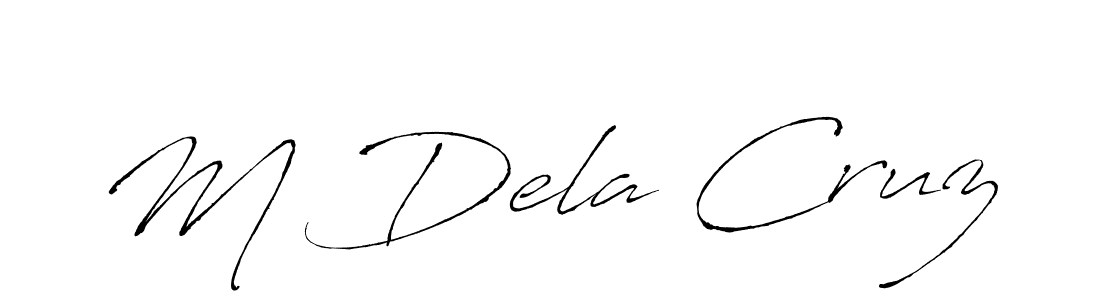 M Dela Cruz stylish signature style. Best Handwritten Sign (Antro_Vectra) for my name. Handwritten Signature Collection Ideas for my name M Dela Cruz. M Dela Cruz signature style 6 images and pictures png