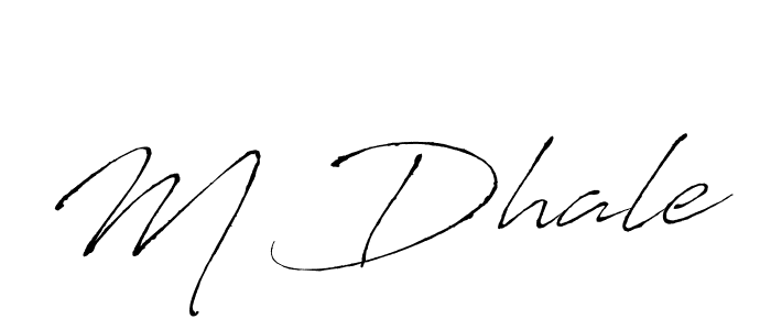 Best and Professional Signature Style for M Dhale. Antro_Vectra Best Signature Style Collection. M Dhale signature style 6 images and pictures png