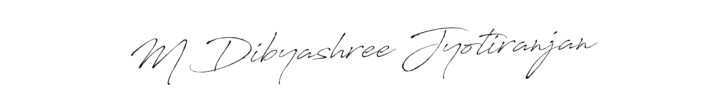 Also You can easily find your signature by using the search form. We will create M Dibyashree Jyotiranjan name handwritten signature images for you free of cost using Antro_Vectra sign style. M Dibyashree Jyotiranjan signature style 6 images and pictures png