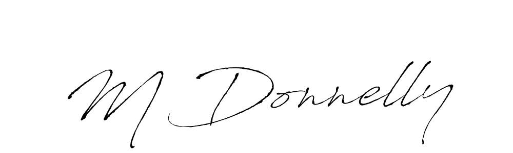 Make a beautiful signature design for name M Donnelly. With this signature (Antro_Vectra) style, you can create a handwritten signature for free. M Donnelly signature style 6 images and pictures png