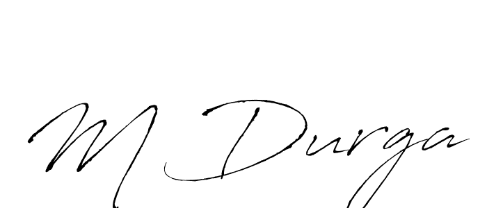 The best way (Antro_Vectra) to make a short signature is to pick only two or three words in your name. The name M Durga include a total of six letters. For converting this name. M Durga signature style 6 images and pictures png