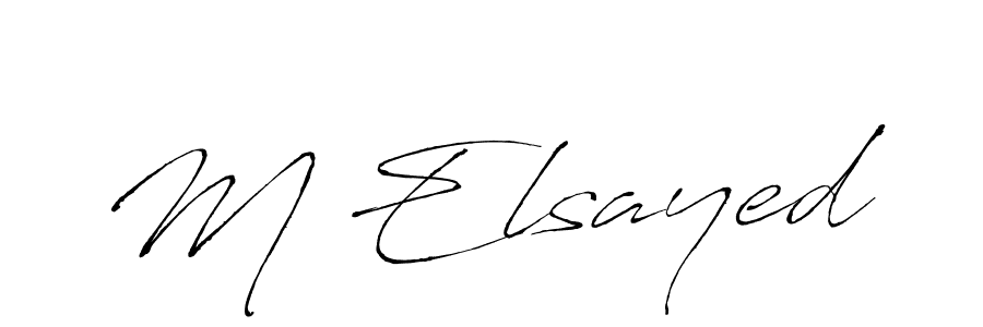 Also we have M Elsayed name is the best signature style. Create professional handwritten signature collection using Antro_Vectra autograph style. M Elsayed signature style 6 images and pictures png