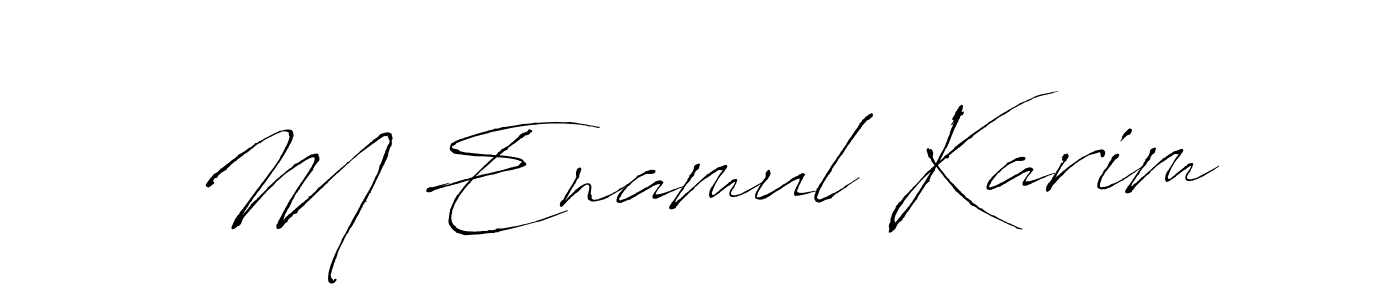 Make a short M Enamul Karim signature style. Manage your documents anywhere anytime using Antro_Vectra. Create and add eSignatures, submit forms, share and send files easily. M Enamul Karim signature style 6 images and pictures png