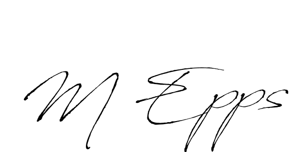 Also You can easily find your signature by using the search form. We will create M Epps name handwritten signature images for you free of cost using Antro_Vectra sign style. M Epps signature style 6 images and pictures png