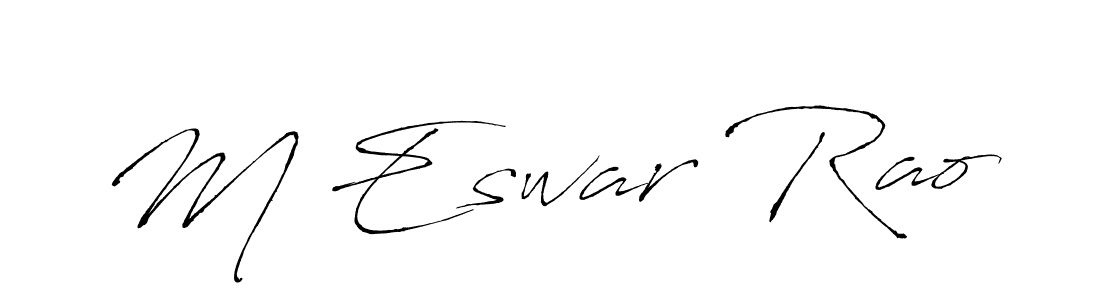 Also we have M Eswar Rao name is the best signature style. Create professional handwritten signature collection using Antro_Vectra autograph style. M Eswar Rao signature style 6 images and pictures png