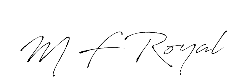 Also we have M F Royal name is the best signature style. Create professional handwritten signature collection using Antro_Vectra autograph style. M F Royal signature style 6 images and pictures png