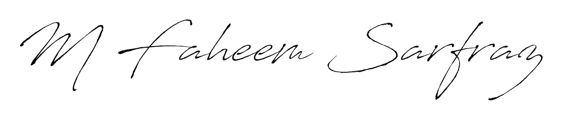 Quickly download M Faheem Sarfraz name signature in high-resolution PNG using Antro_Vectra style. Ready to insert into PDFs and online applications. M Faheem Sarfraz signature style 6 images and pictures png