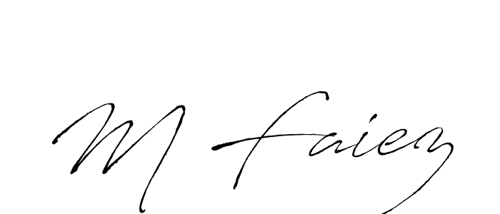 It looks lik you need a new signature style for name M Faiez. Design unique handwritten (Antro_Vectra) signature with our free signature maker in just a few clicks. M Faiez signature style 6 images and pictures png