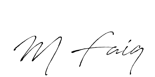 Antro_Vectra is a professional signature style that is perfect for those who want to add a touch of class to their signature. It is also a great choice for those who want to make their signature more unique. Get M Faiq name to fancy signature for free. M Faiq signature style 6 images and pictures png