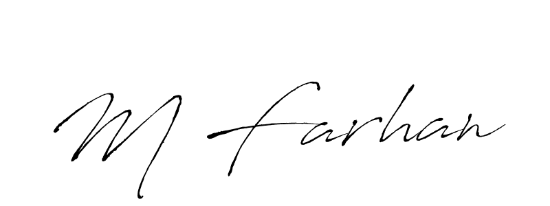 Once you've used our free online signature maker to create your best signature Antro_Vectra style, it's time to enjoy all of the benefits that M Farhan name signing documents. M Farhan signature style 6 images and pictures png