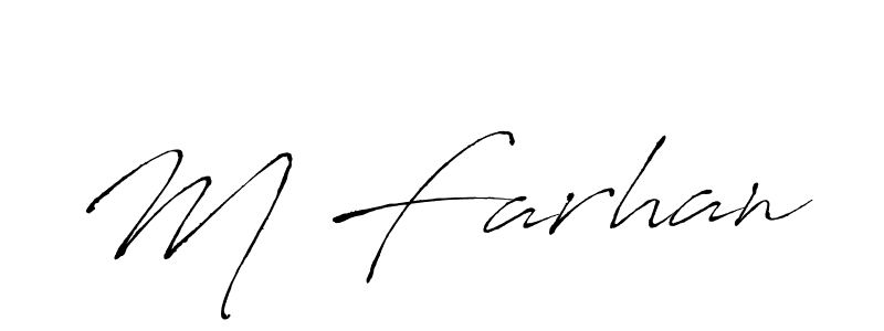 Here are the top 10 professional signature styles for the name M Farhan. These are the best autograph styles you can use for your name. M Farhan signature style 6 images and pictures png