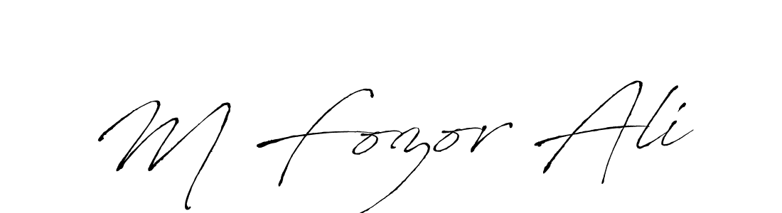 Use a signature maker to create a handwritten signature online. With this signature software, you can design (Antro_Vectra) your own signature for name M Fozor Ali. M Fozor Ali signature style 6 images and pictures png