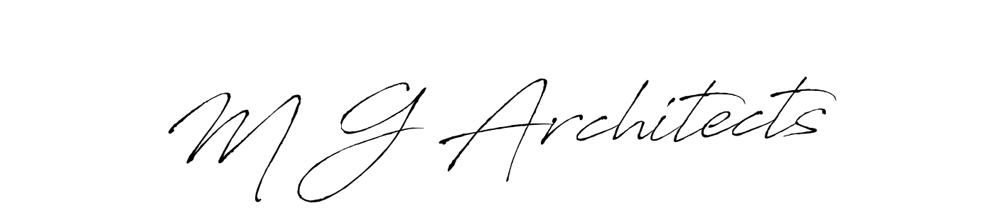 Also we have M G Architects name is the best signature style. Create professional handwritten signature collection using Antro_Vectra autograph style. M G Architects signature style 6 images and pictures png