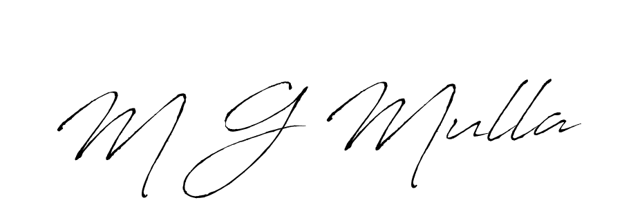 It looks lik you need a new signature style for name M G Mulla. Design unique handwritten (Antro_Vectra) signature with our free signature maker in just a few clicks. M G Mulla signature style 6 images and pictures png