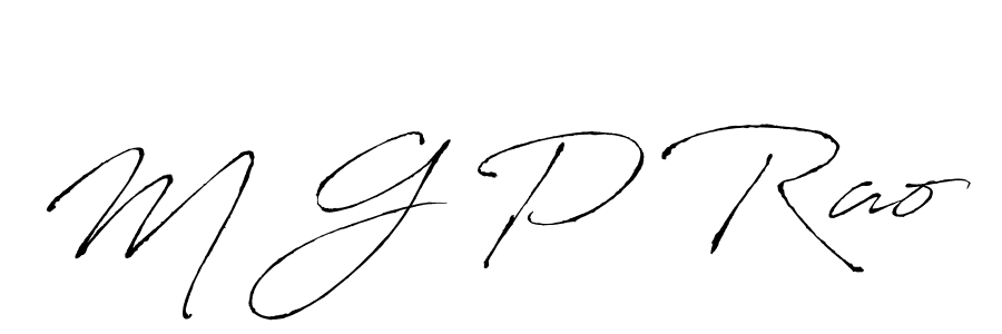 You should practise on your own different ways (Antro_Vectra) to write your name (M G P Rao) in signature. don't let someone else do it for you. M G P Rao signature style 6 images and pictures png