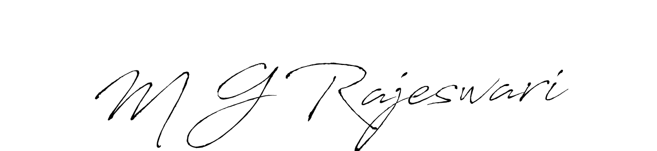 Make a short M G Rajeswari signature style. Manage your documents anywhere anytime using Antro_Vectra. Create and add eSignatures, submit forms, share and send files easily. M G Rajeswari signature style 6 images and pictures png