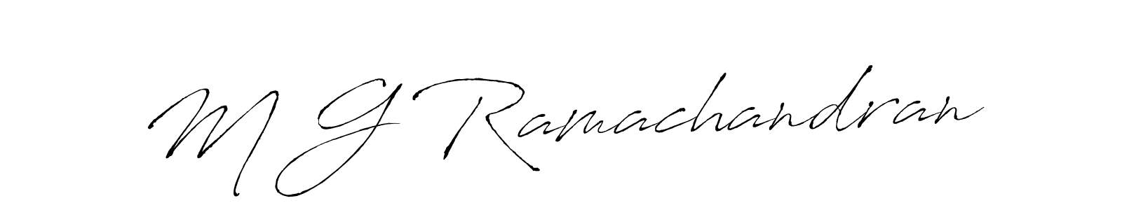 Antro_Vectra is a professional signature style that is perfect for those who want to add a touch of class to their signature. It is also a great choice for those who want to make their signature more unique. Get M G Ramachandran name to fancy signature for free. M G Ramachandran signature style 6 images and pictures png