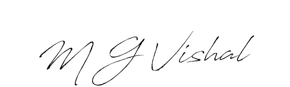 It looks lik you need a new signature style for name M G Vishal. Design unique handwritten (Antro_Vectra) signature with our free signature maker in just a few clicks. M G Vishal signature style 6 images and pictures png