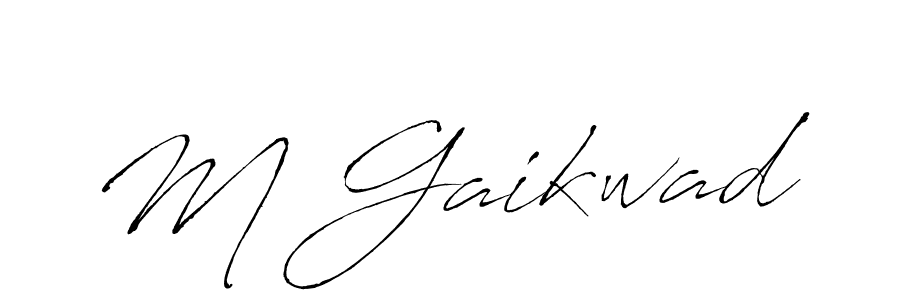 You can use this online signature creator to create a handwritten signature for the name M Gaikwad. This is the best online autograph maker. M Gaikwad signature style 6 images and pictures png