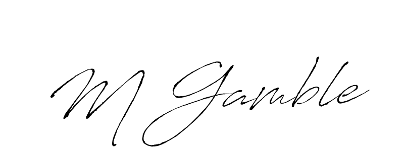 Make a beautiful signature design for name M Gamble. Use this online signature maker to create a handwritten signature for free. M Gamble signature style 6 images and pictures png