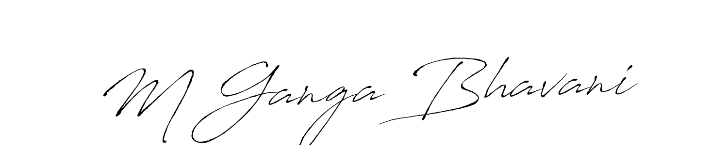 Make a beautiful signature design for name M Ganga Bhavani. Use this online signature maker to create a handwritten signature for free. M Ganga Bhavani signature style 6 images and pictures png