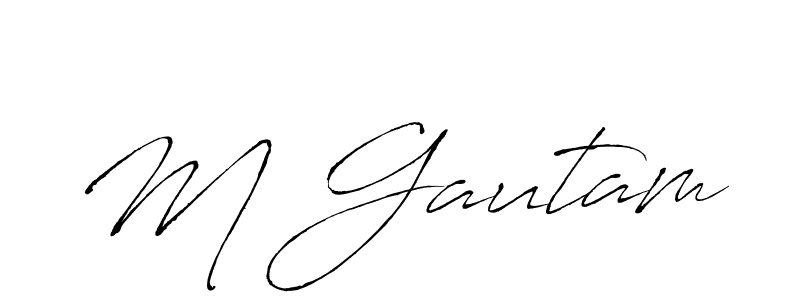 Here are the top 10 professional signature styles for the name M Gautam. These are the best autograph styles you can use for your name. M Gautam signature style 6 images and pictures png