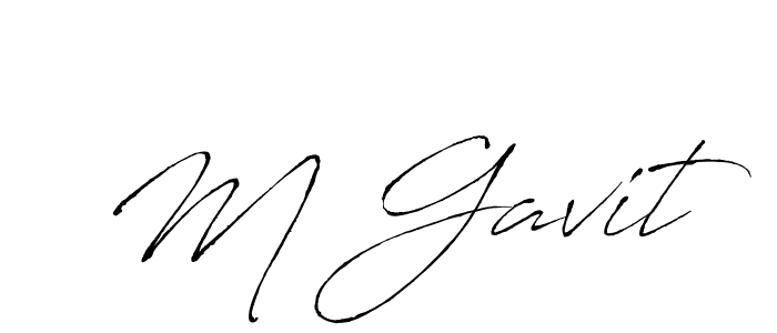 How to make M Gavit signature? Antro_Vectra is a professional autograph style. Create handwritten signature for M Gavit name. M Gavit signature style 6 images and pictures png